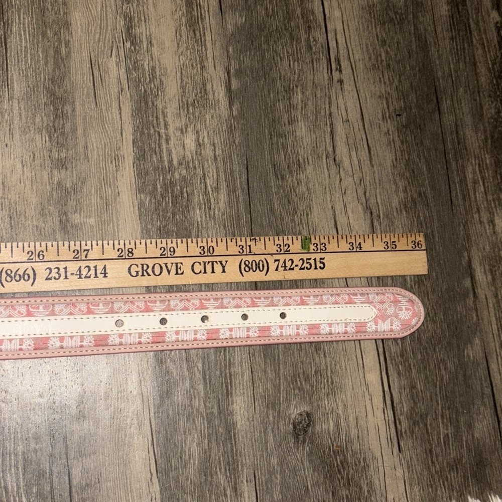 Y2K pink timberland belt - woman’s small - Picture 7 of 7